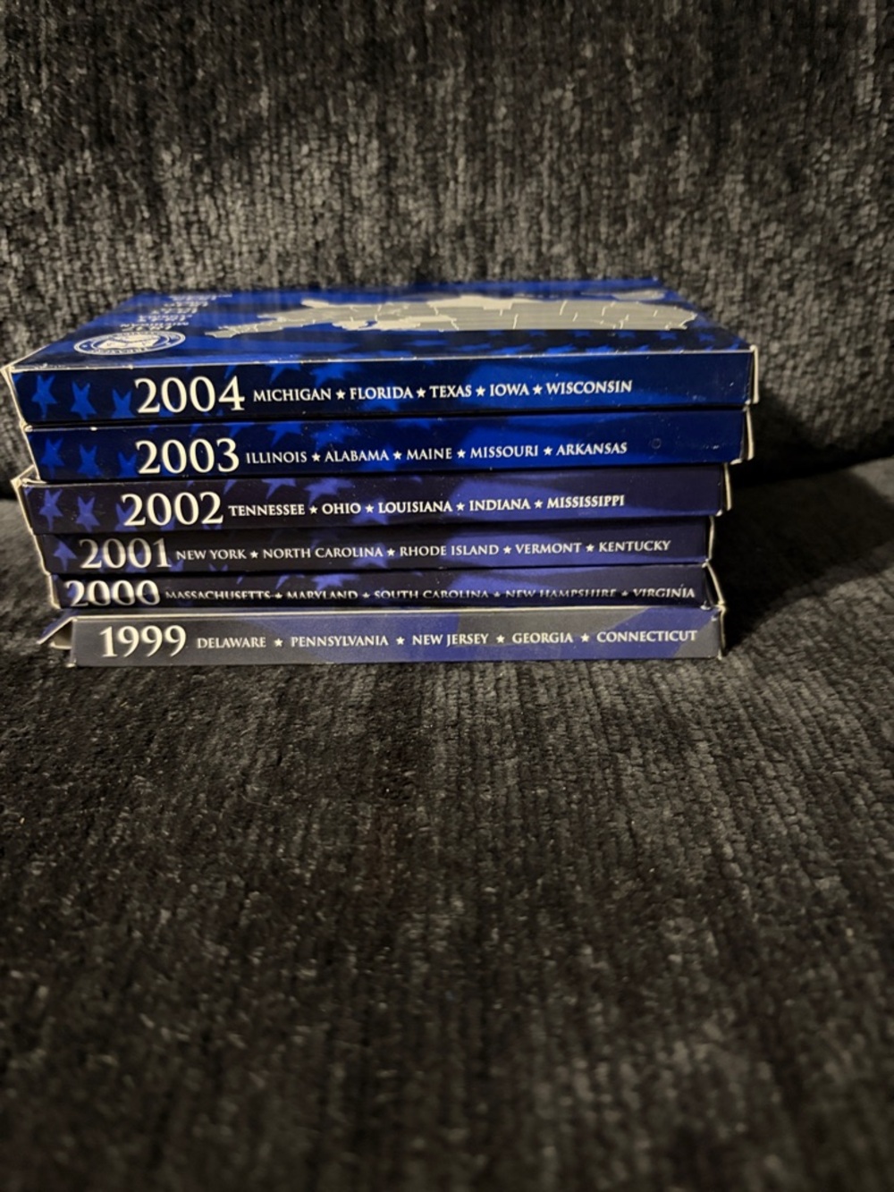 Collectible State Quarters Complete Year Set - Blue